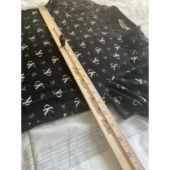 Calvin Klein Jeans Men's Black Logo Print T-Shirt Small - Picture 2 of 7